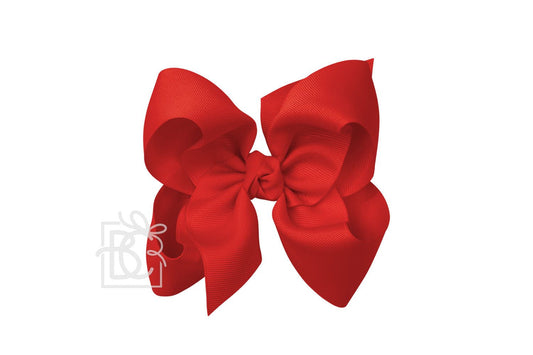 Beyond Creations 5.5” Huge Solid Bow - Red