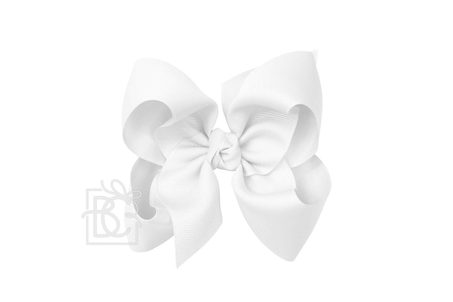 Beyond Creations 5.5” Huge Solid Bow - White