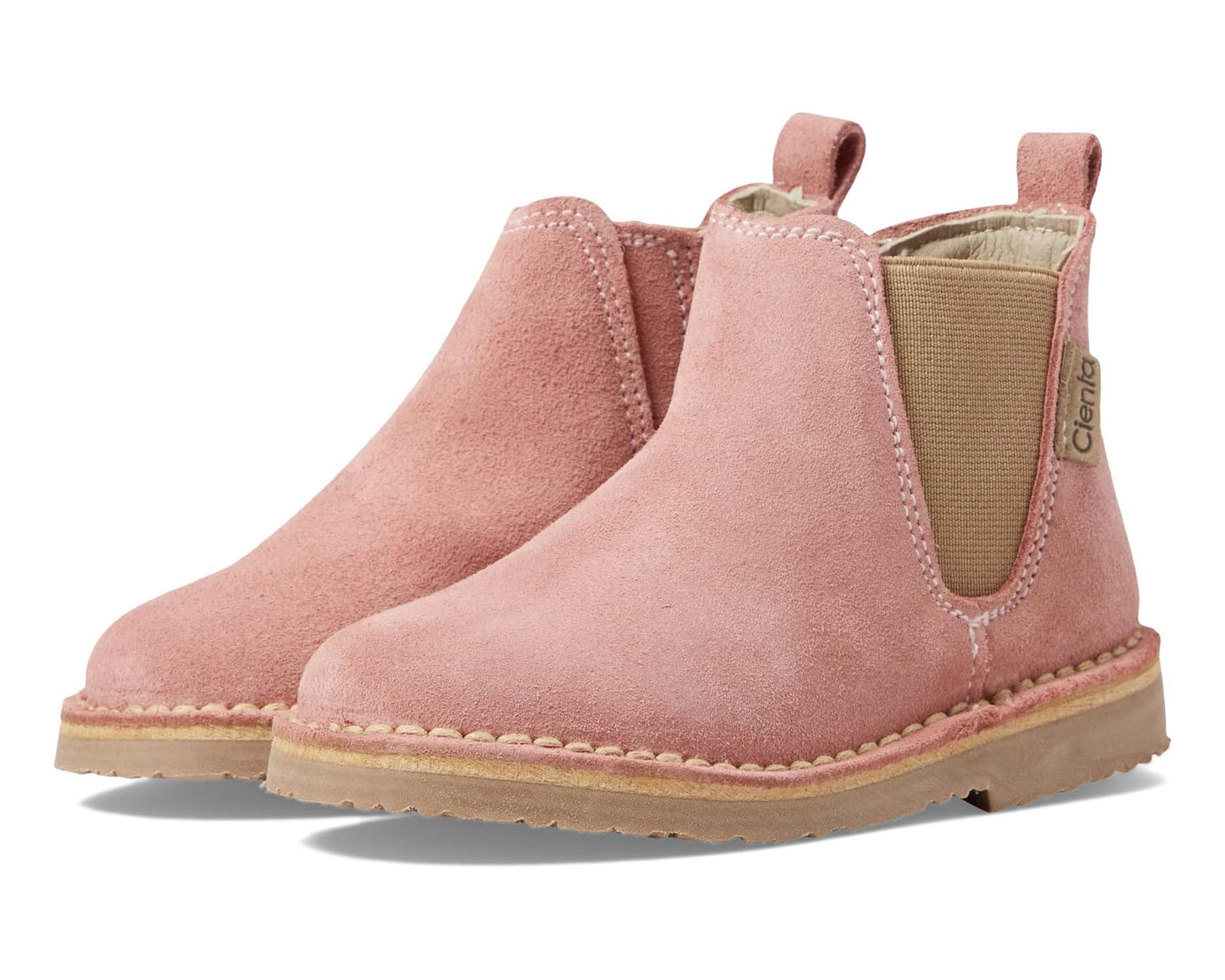 Cienta Pink Suede Boot