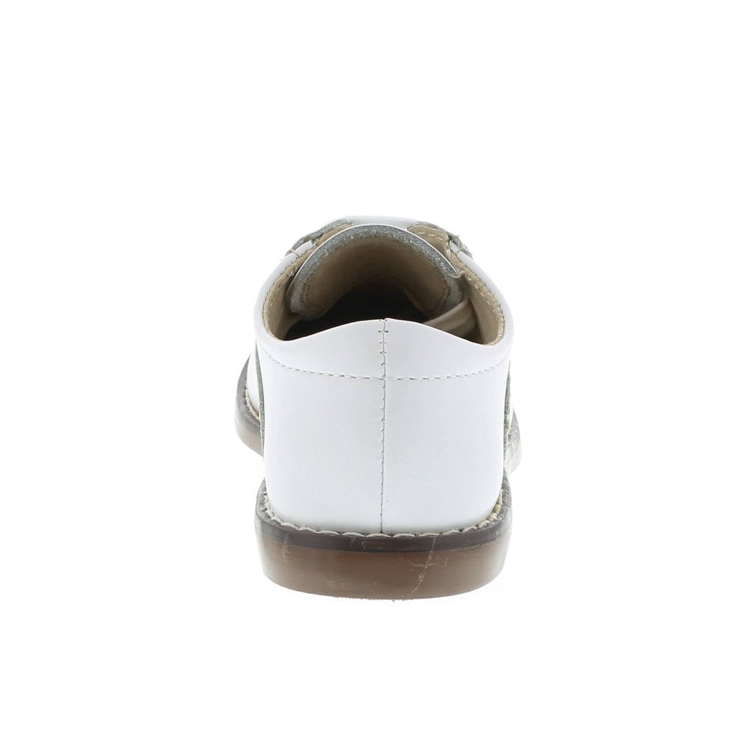 Footmates Cheer Saddle Shoe - Ecru & White