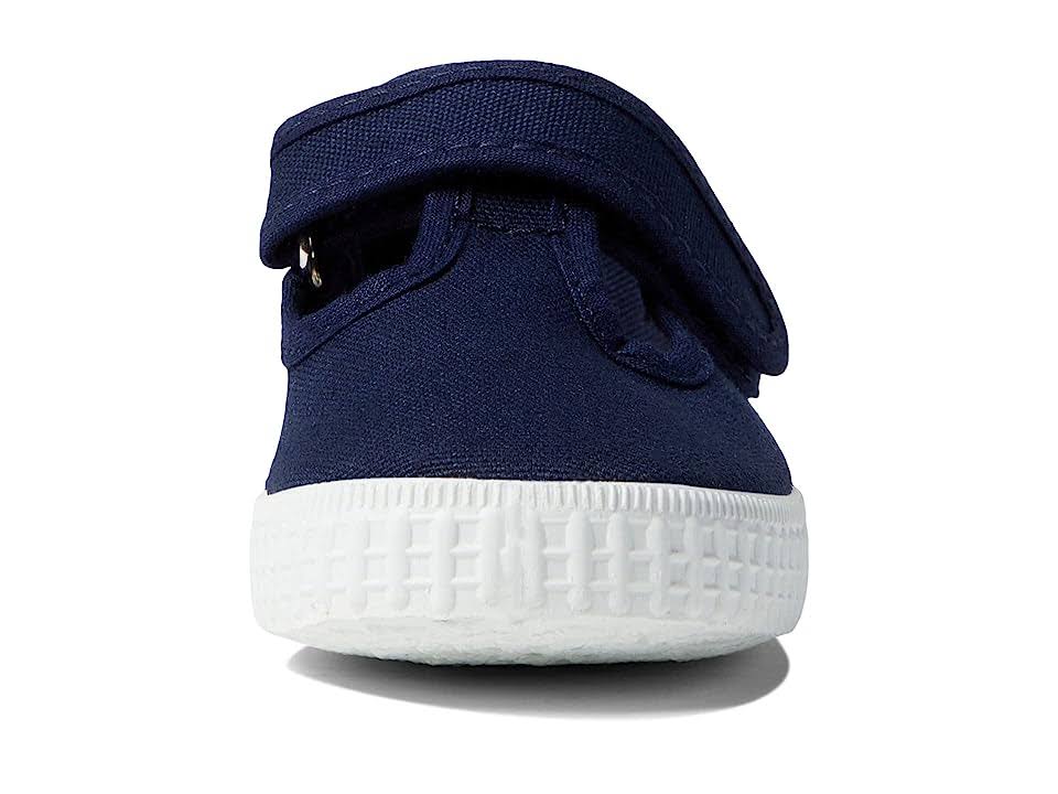 Cienta Velcro T-Strap - Navy