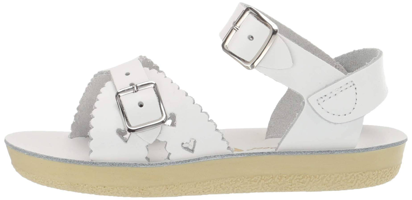 SunSan White Sweetheart Sandal