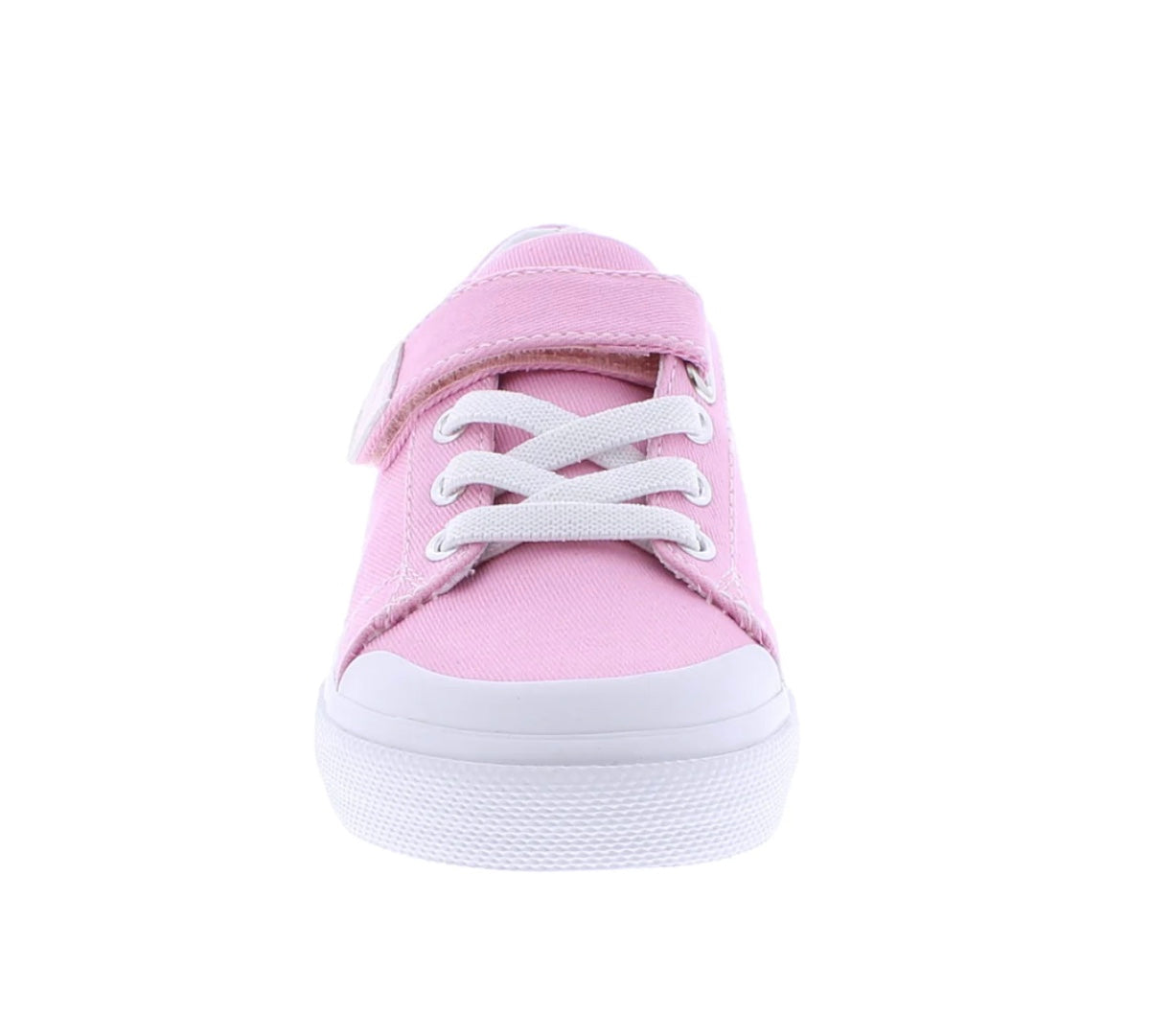 Footmates Jordan - Bubblegum Pink Canvas Velcro