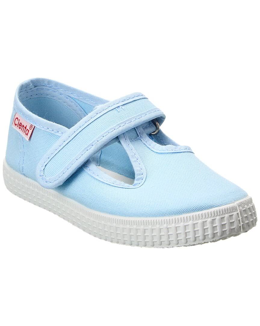 Cienta Velcro T-Strap - Blue