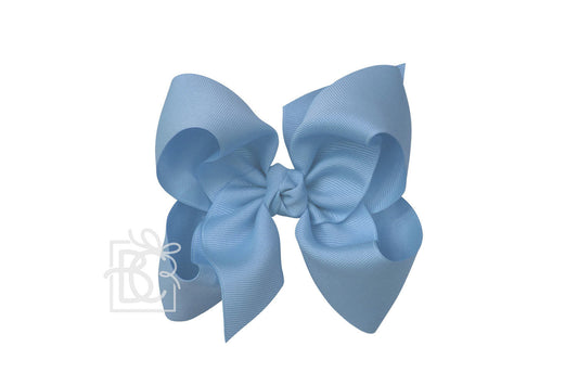 Beyond Creations 5.5” Huge Solid Bow - French Blue