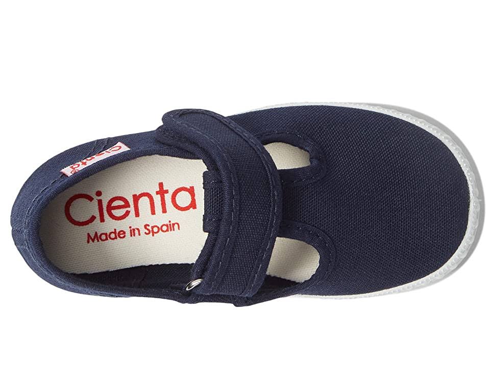 Cienta Velcro T-Strap - Navy