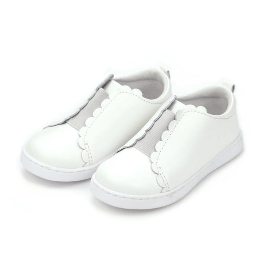 L’amour Scalloped Sneaker 682 - White