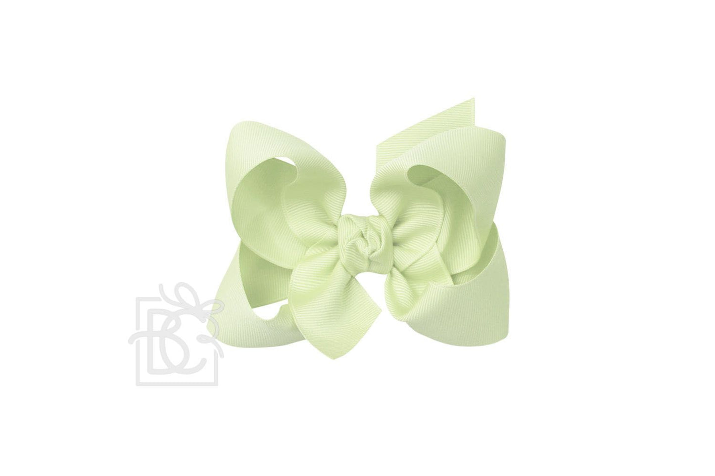 Beyond Creations 4.5” Large  Solid Bows - Sage