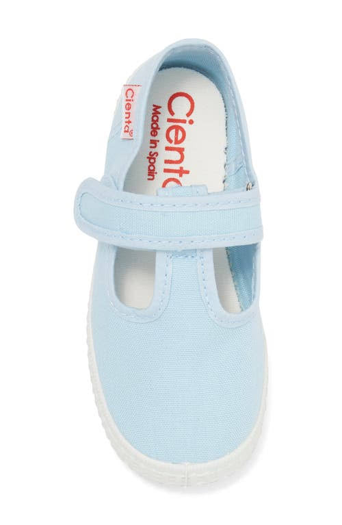 Cienta Velcro T-Strap - Blue