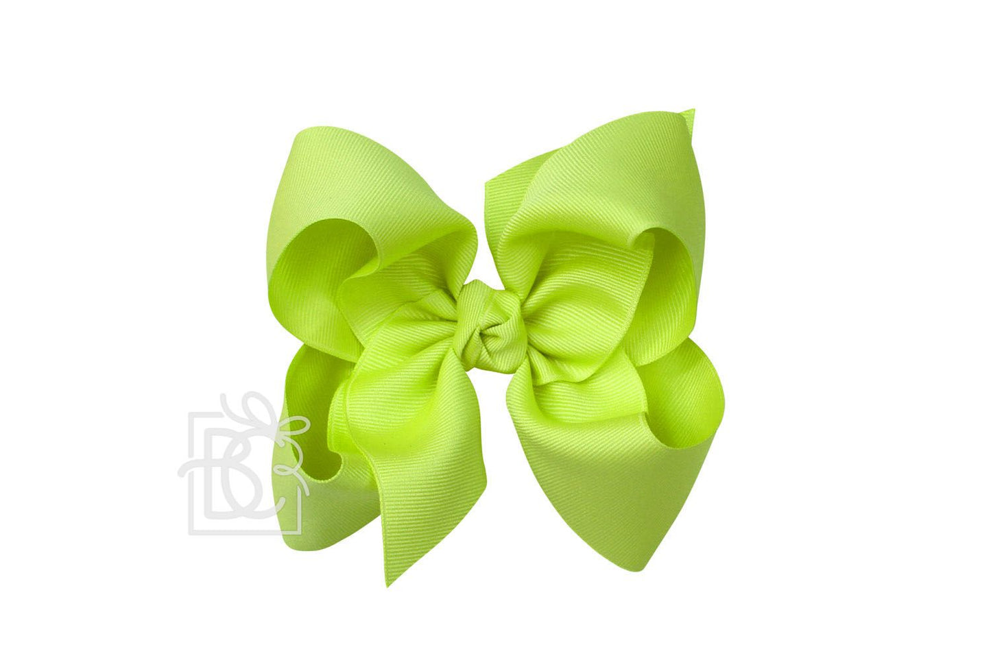 Beyond Creations 5.5” Huge Solid Bow - New Chartreuse