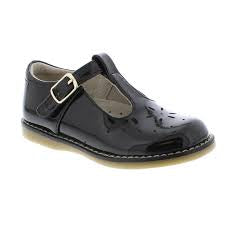 Footmates Sherry - Black Patent