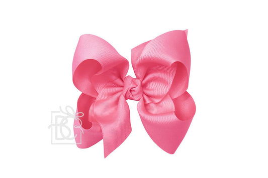 Beyond Creations 5.5” Huge Solid Bow - Hot Pink