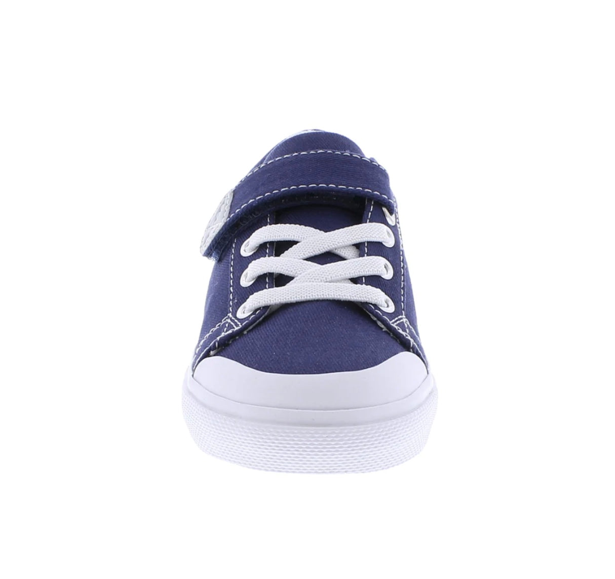 Footmates Jordan - Navy Canvas Velcro