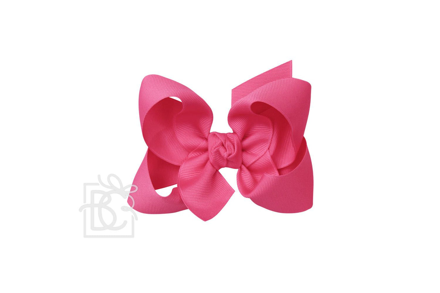 Beyond Creations 4.5” Large  Solid Bows - Fuchsia