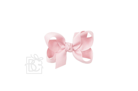 Beyond Creations 3.5” Medium Solid Bow - Light Pink