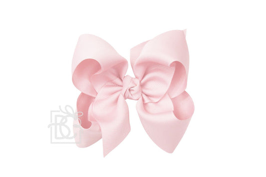 Beyond Creations 5.5” Huge Solid Bows - Light Pink