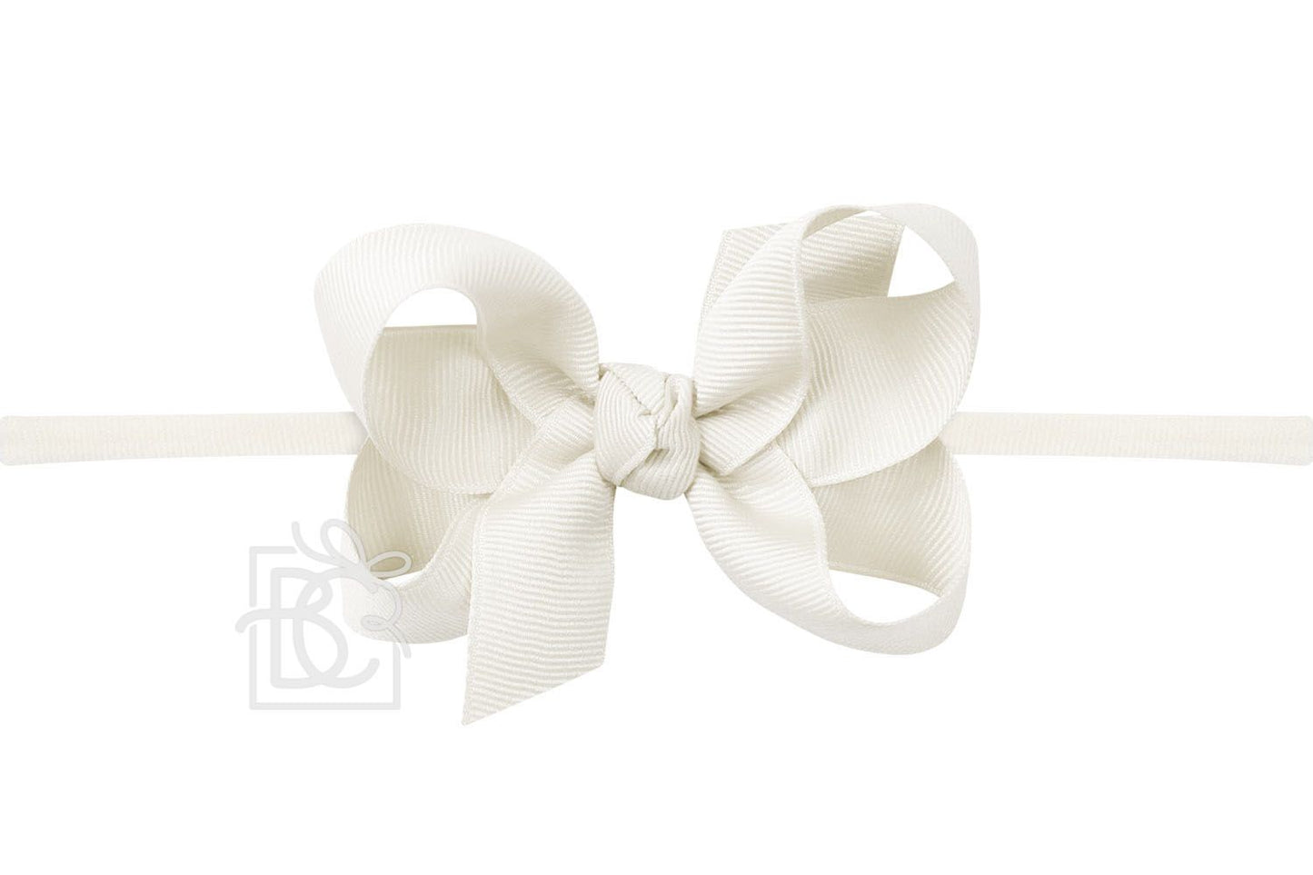 Beyond Creations Pantyhose Infant Headband - Antique White