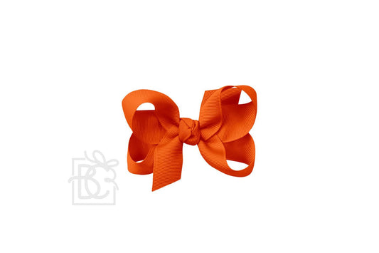 Beyond Creations 3.5” Medium Solid Bows - Orange