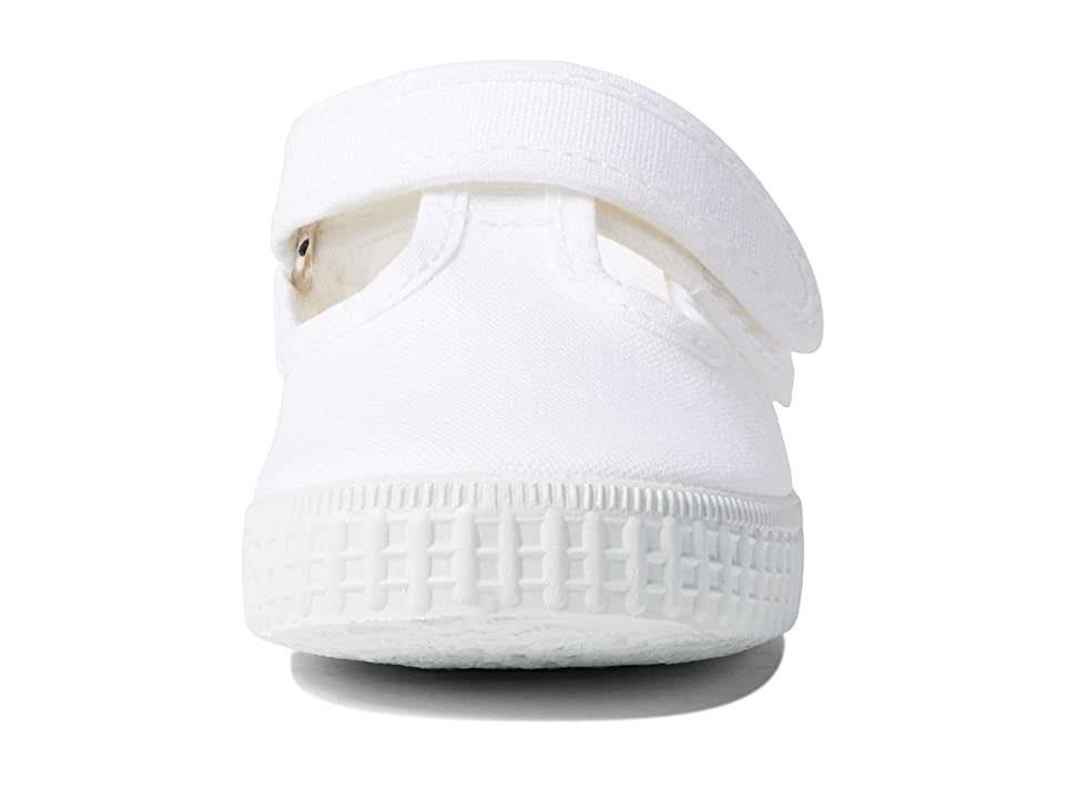 Cienta Velcro T-Strap - White