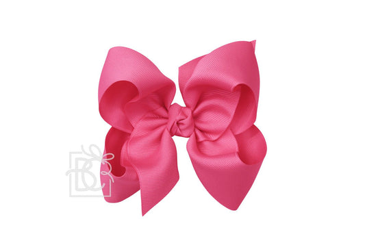 Beyond Creations 5.5” Huge Solid Bow - Fuschia