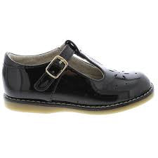 Footmates Sherry - Black Patent