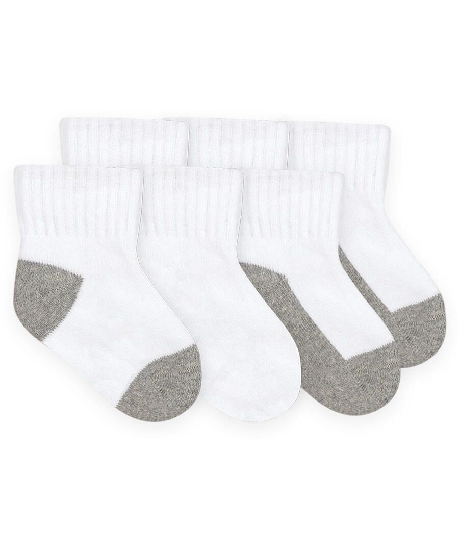 Jefferies Smooth Toe Sport Half Cushion Multi Quarter Socks - 3 Pair Pack -31177