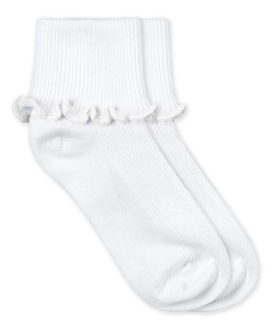 Jefferies - Ripple Edge Seamless Toe Turn Cuff Socks - Single Pack